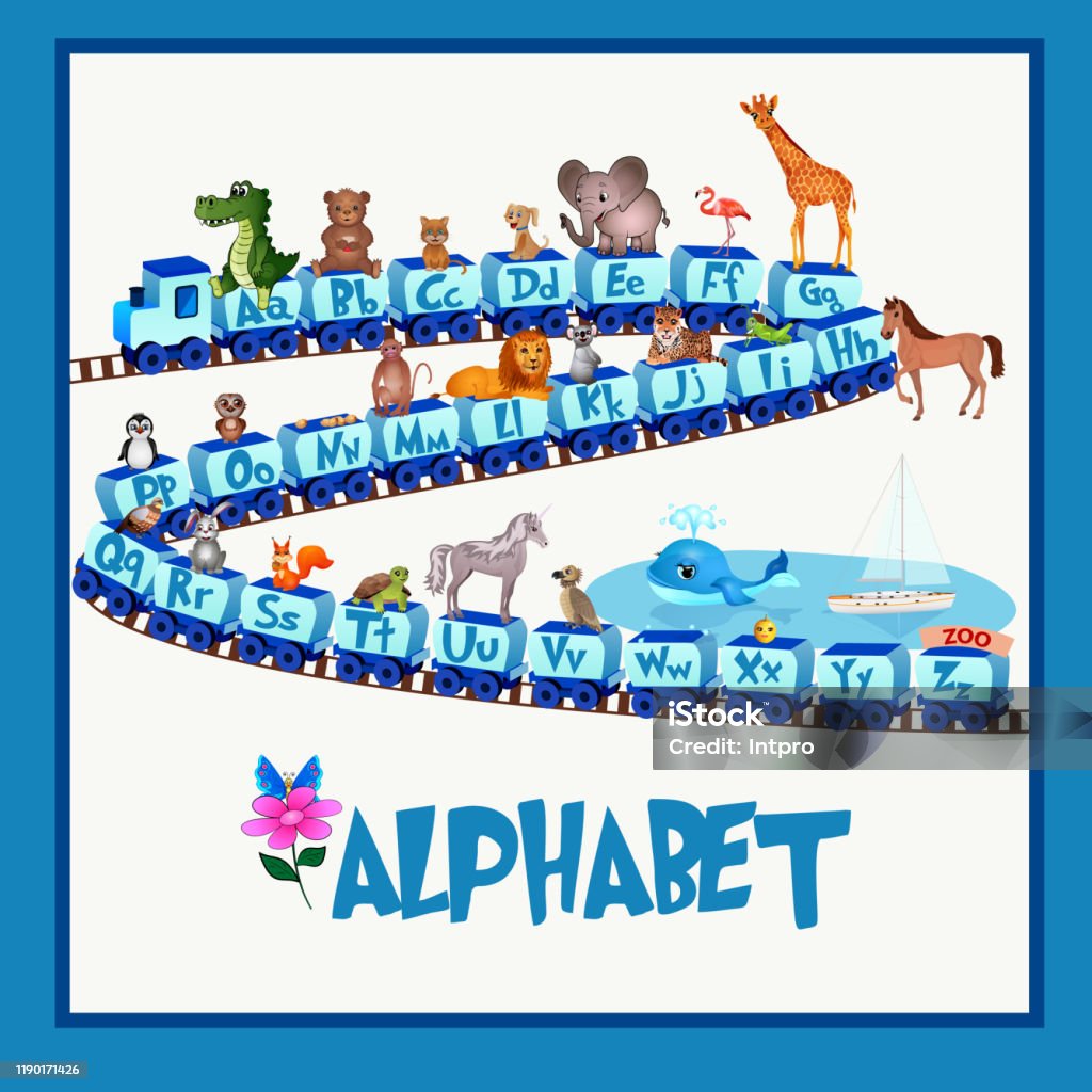 Kids Cartooln Alphabet With Animals Riding A Train Whose Name Starts With That Particular Letter Flat Style Vector Illustration Stock Illustration - Download Image Now - iStock Kids Cartooln Alphabet With Animals Riding A Train Whose Name Starts With That Particular Letter Flat Style Vector Illustration Stock Illustration - Download Image Now - iStock