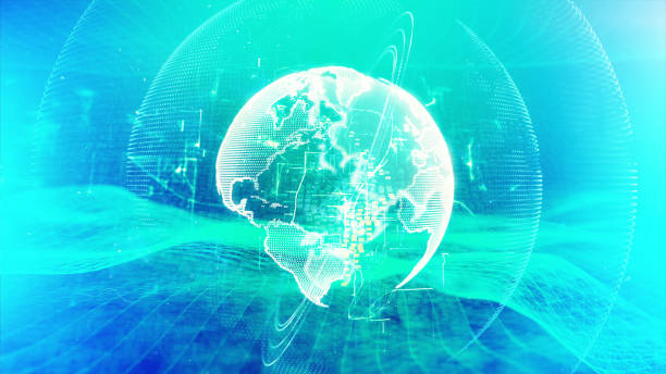 istock World Map, Global Business, Global, Map, Blockchain 1190174111