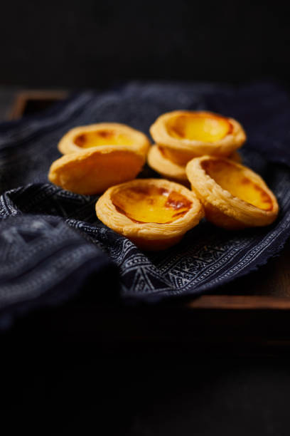 istock Egg tart dessert on the table. 1190178615