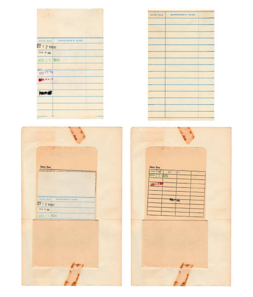 istock Library Book Page Set from the 1960s and 1970s 1190183867