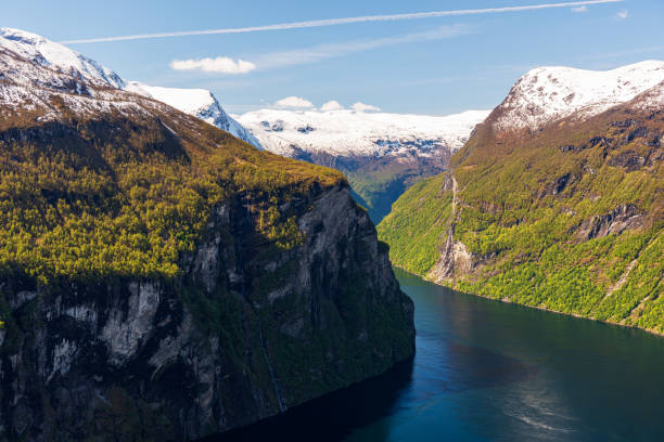 istock geiranger fjord views from the Eagle road 1190185564