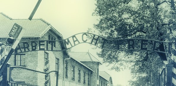 The phrase on the main entrance gateway to the Auschwitz camp of Auschwitz-Birkenau translates to \