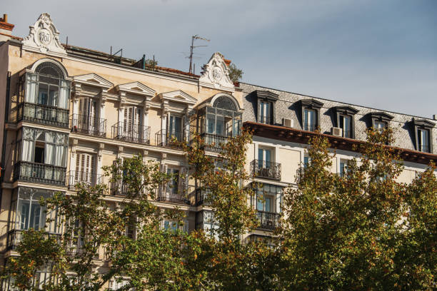 istock Apartment building in Madrid 1190191554