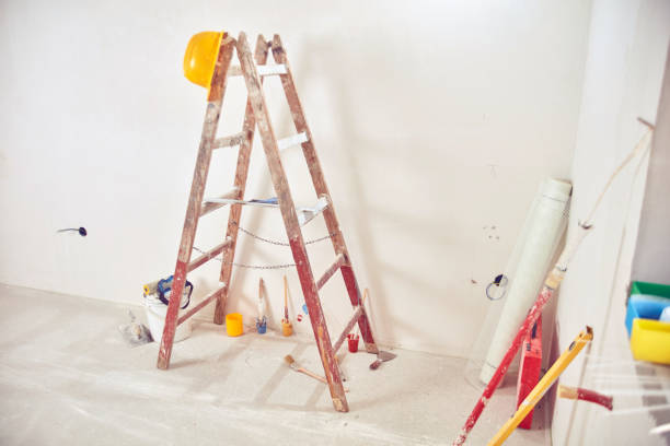 istock Tools and room in renovation progress, house remodeling, construction works. 1190193069