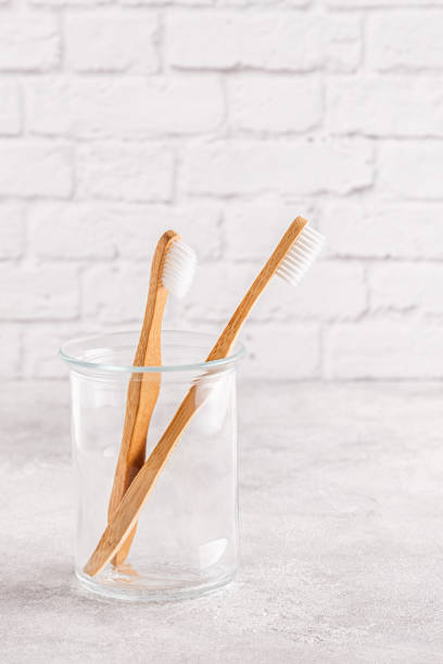 istock Set of eco-friendly bathroom accessories 1190195444
