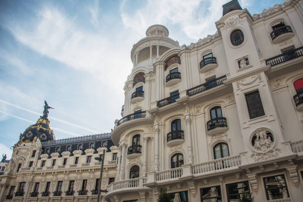 istock Luxurious building facade in Madrid 1190196757