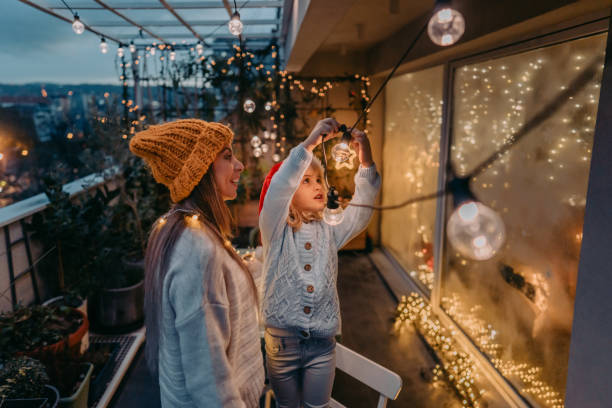 istock Decorating our terrace for Christmas 1190196901