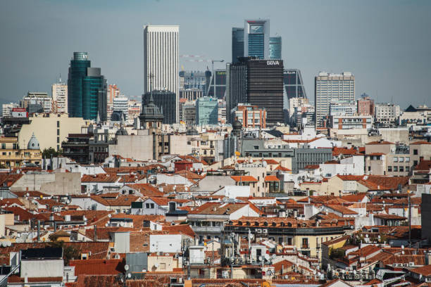 istock Skyline of Madrid, Spain 1190201449