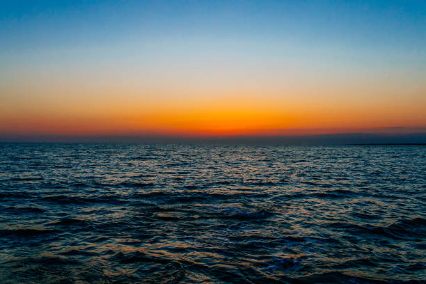 Sunset or sunrise scene landscape background concept image.