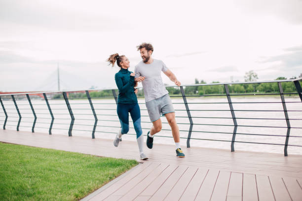 istock Healthy couple enjoying in weekend 1190203146