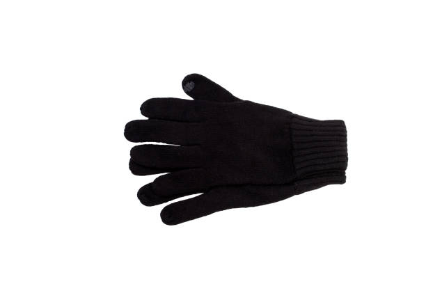 istock black knitted gloves 1190204551