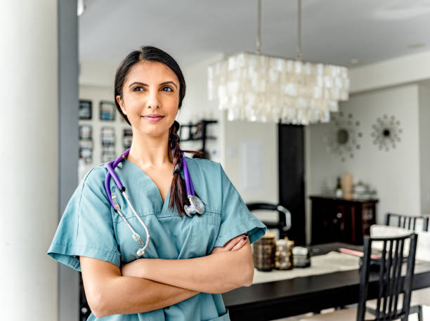 istock Young female nurse portrait 1190206378