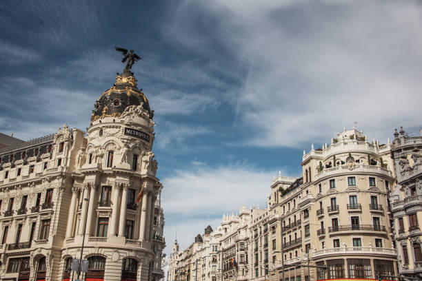 istock Gran Via and Calle de Alcala, Madrid, Spain 1190210093