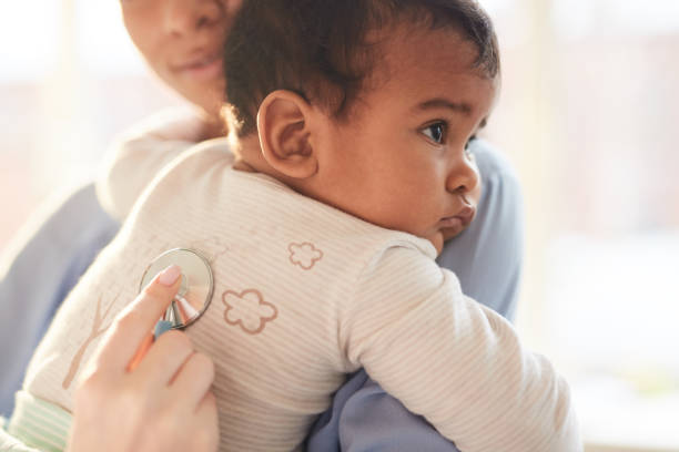 istock Cute child at doctor's office 1190214236