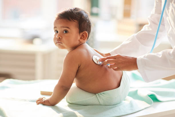 istock Toddler visiting the doctor 1190214367