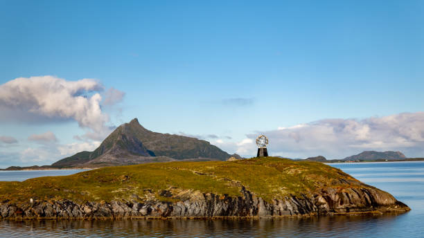 istock Arctic Circle Marker on the coast of Norway 1190216475