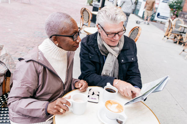 istock Senior couple travelling together 1190216840