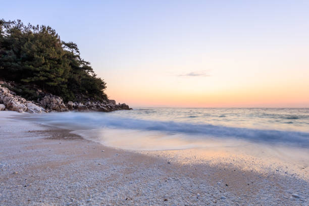 istock Marble beach (Saliara beach), Thassos Islands, Greece 1190221619