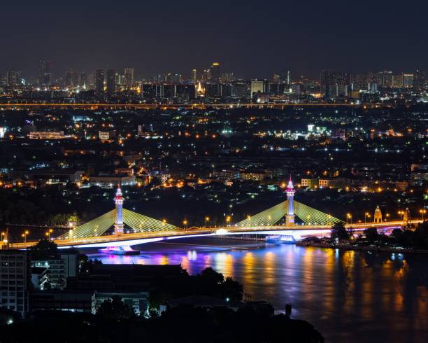 istock Bangkok city at night 1190225464
