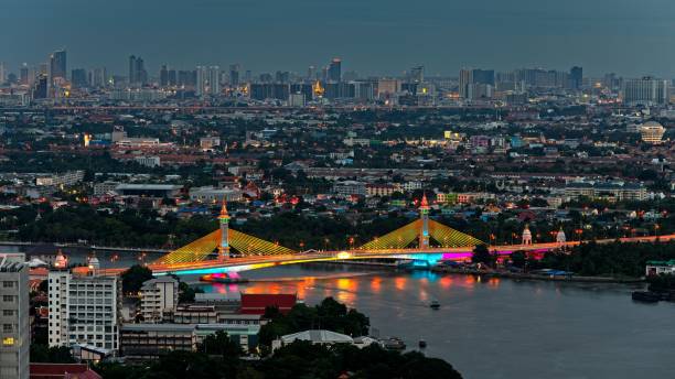 Bangkok city at night