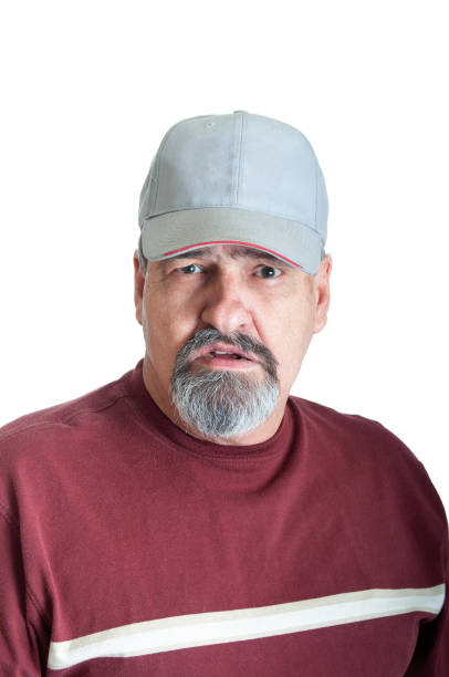 istock Angry man with a stern look on his face 1190225575