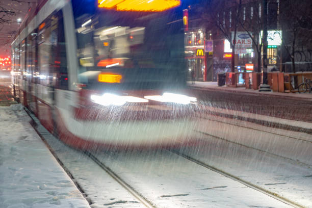 istock Toronto Streetcar in Winter, Canada 1190232198