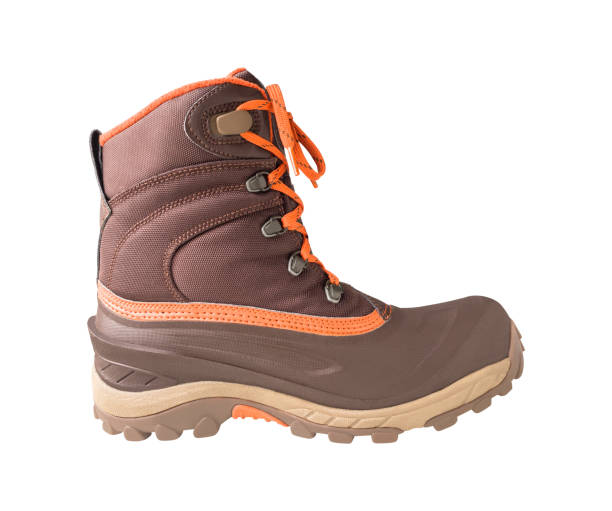 istock Waterproof winter boot for hiking isolated 1190232207
