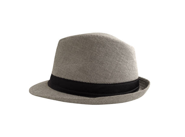 istock Black and white hat isolated 1190232213