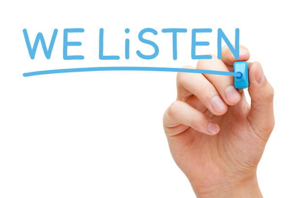 istock We Listen Handwritten With Blue Marker 1190234147