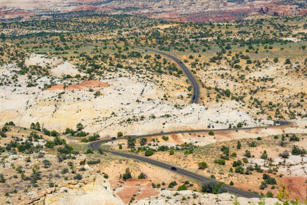 istock Driving on virtually empty roads in sparsely populated areas of Southern Utah 1190235298