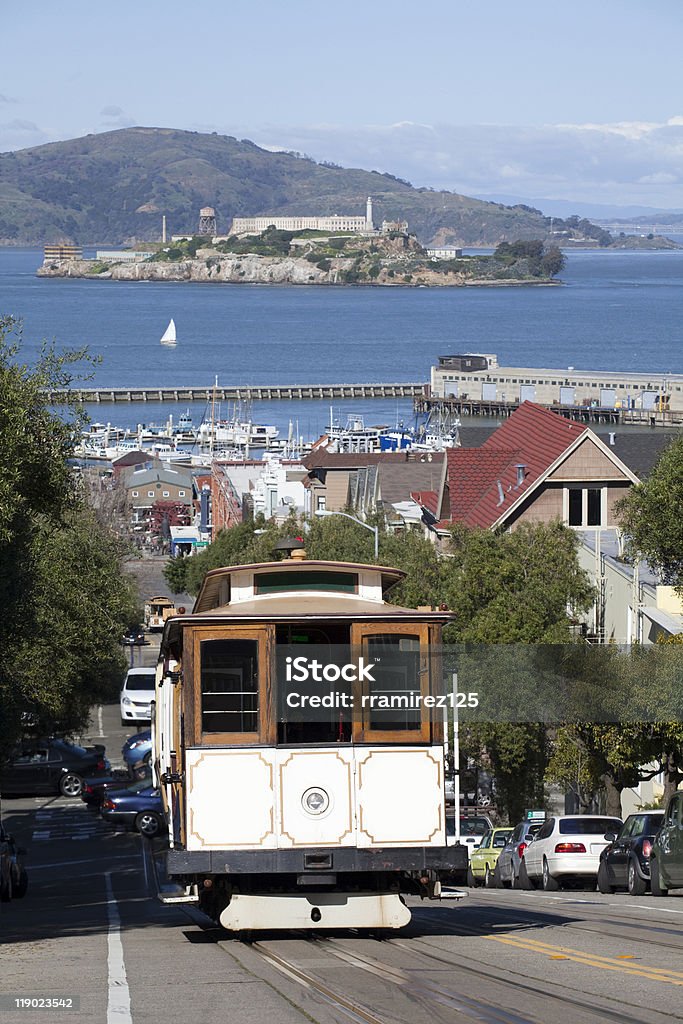 Bonde de Alcatraz - Royalty-free São Francisco - Califórnia Foto de stock