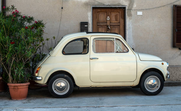 istock Small vintage italian car. 1190242202