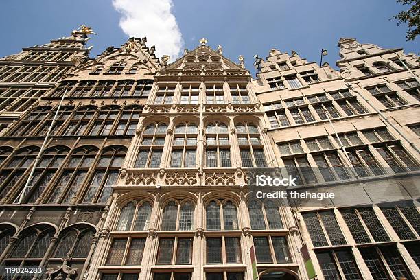 Antuérpia Gables - Fotografias de stock e mais imagens de Arquitetura - Arquitetura, Bélgica, Cidade de Antuérpia - Bélgica