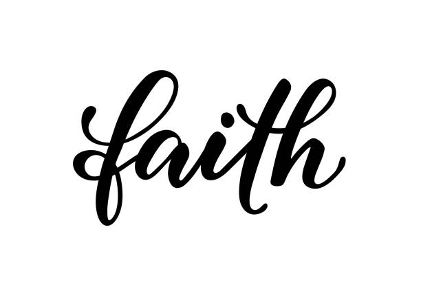 lettering poster faith. Inspirational and motivational quotes, isolated on the white background. design for invitation, print, photo overlays, typography holiday greeting card, t-shirt, flyer design lettering poster faith. Inspirational and motivational quotes, isolated on the white background. design for invitation, print, photo overlays, typography holiday greeting card, t-shirt, flyer design. dream believe tattoo stock illustrations