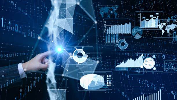 istock 5G and AI technology, Global communication network concept. 1190251395