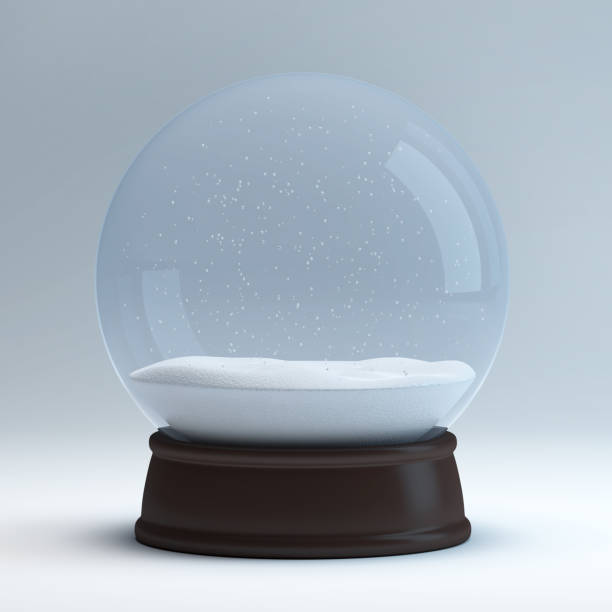 Snow globe stock photo