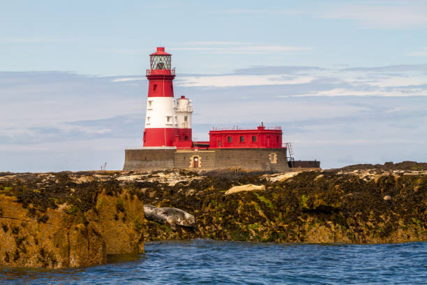 istock Longstone Lighthouse on Longstone Rock, England 1190259843