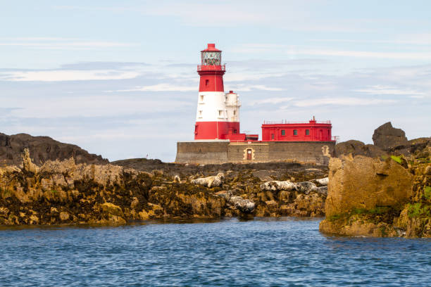 istock Longstone Lighthouse on Longstone Rock, England 1190259874