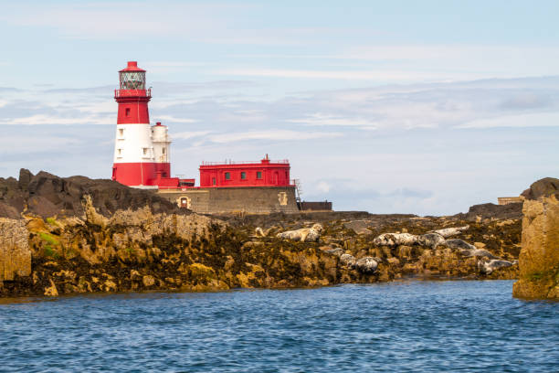 istock Longstone Lighthouse on Longstone Rock, England 1190259967