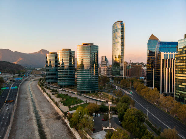istock Santiago Financial District 1190271481