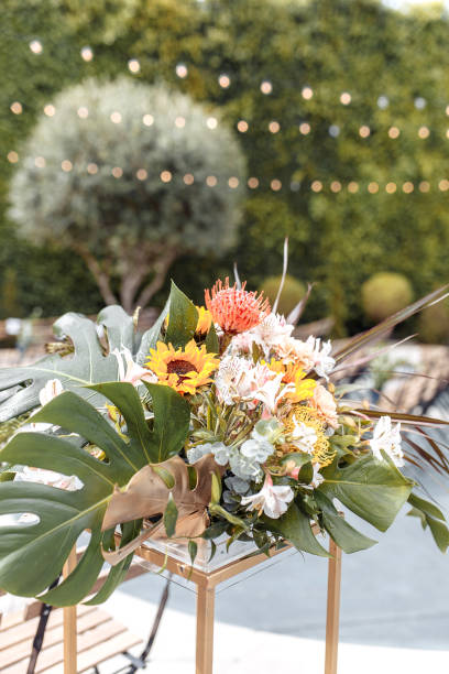 istock Industrial style wedding floral decoration 1190283272
