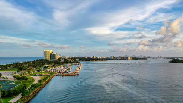 istock Arial photo intracoastal waterway in Bal Harbour 1190283368