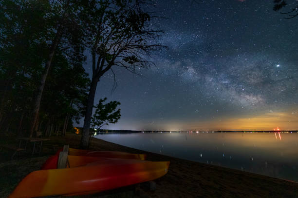 istock Higgins Lake North State Park Kayak Milky Way 1190283491