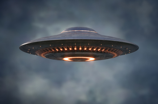 Unidentified Flying Object - Clipping Path Included