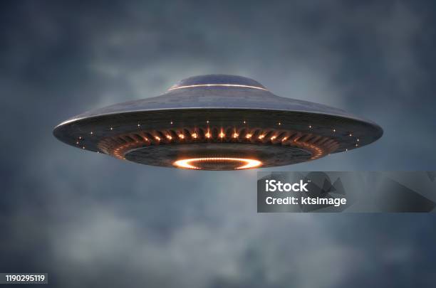 Unidentified Flying Object Clipping Path Included Stock Photo - Download Image Now