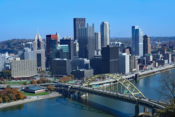 istock Pittsburgh downtown skyline with Duquesne Bridge viewed from across the Allegheny River 1190295721
