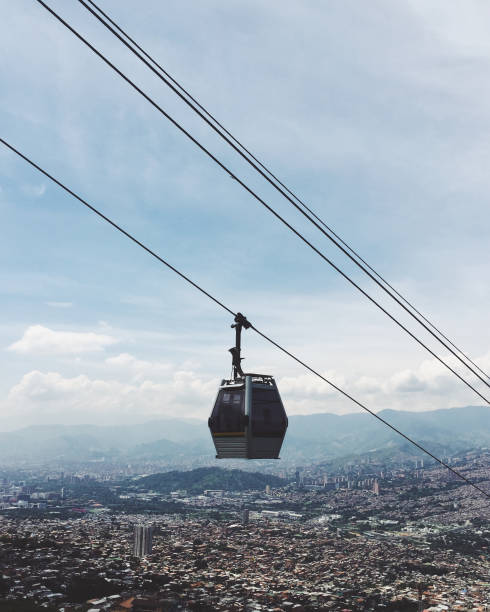 istock Cable Car Over Medellin, Colombia 1190298181