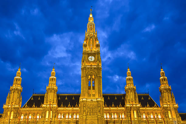 Town hall in Vienna  vienna town hall stock pictures, royalty-free photos & images