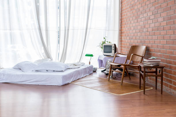 istock Mattress in the room with a table and chair 1190310720