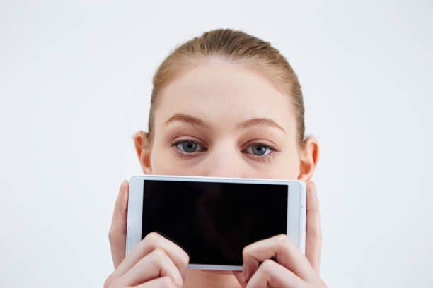 istock Caucasian woman with phone 1190312000